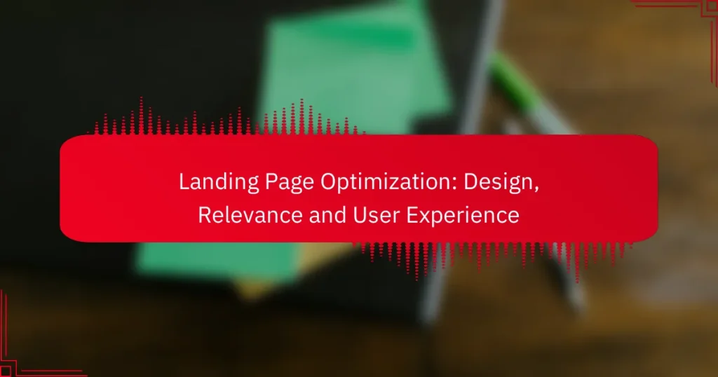 Landing Page Optimizavimas: Dizainas, Aktualumas ir Vartotojo Patirtis